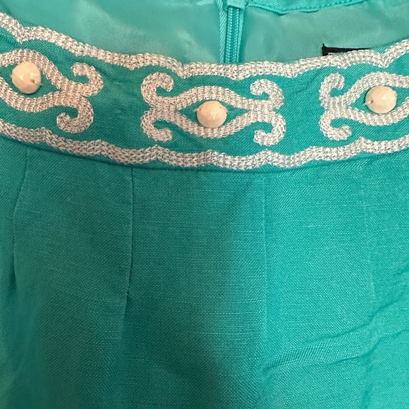 Jessica Howard Teal linen dress.. Size 24 - Picture 2 of 8